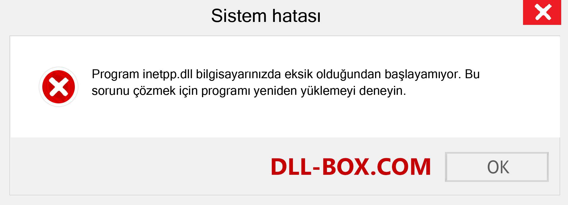 inetpp.dll dosyası eksik mi? Windows 7, 8, 10 için İndirin - Windows'ta inetpp dll Eksik Hatasını Düzeltin, fotoğraflar, resimler